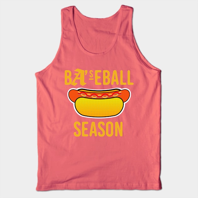 Baseball Season - Hotlink (Gold) Tank Top by mikelcal